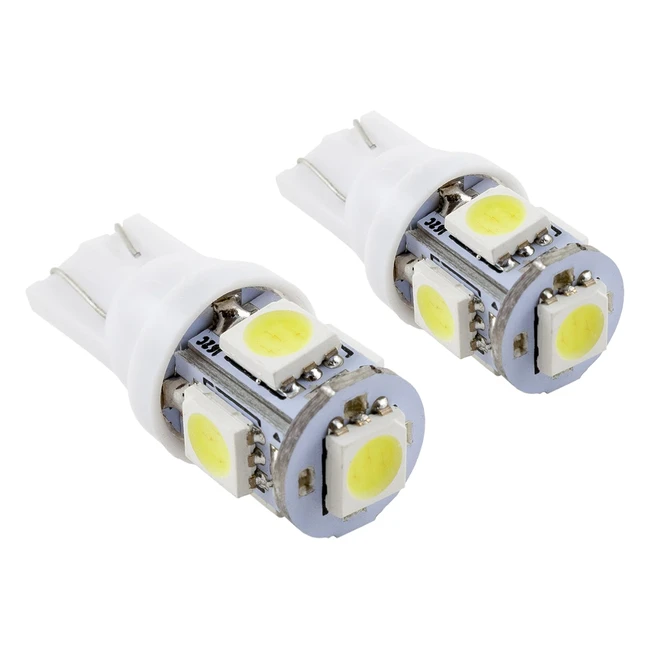 Bombillas LED para Coche - Set de 2 - Luz Blanca - Consumo Bajo - Fcil Instala