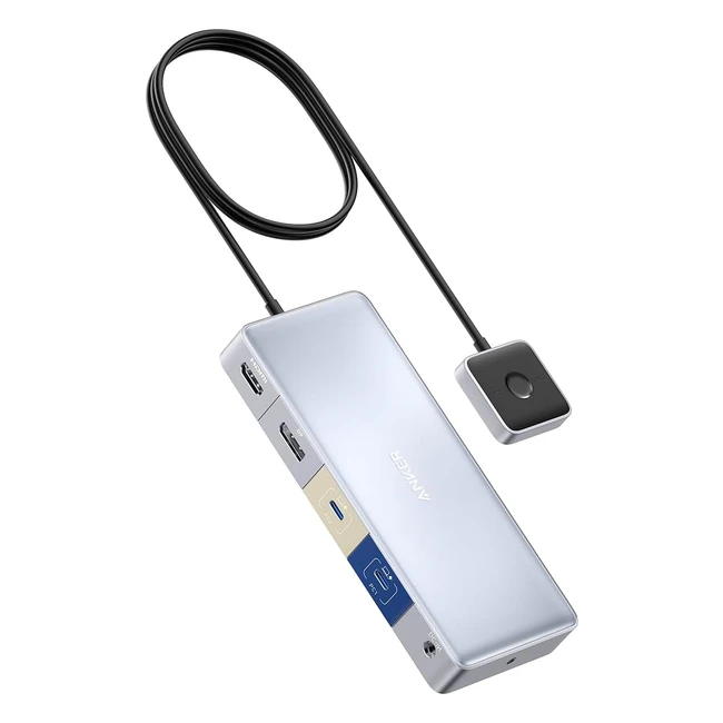 Anker Docking Station KVM Switch for 2 Laptops Dual 4K Monitor 554 USBC HDMI Dis