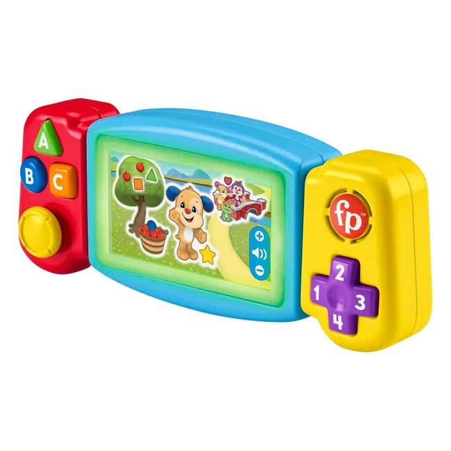 Consola de juegos Fisher-Price Re y Aprende - Luces y Sonidos - Bebés 9 meses - HNL52