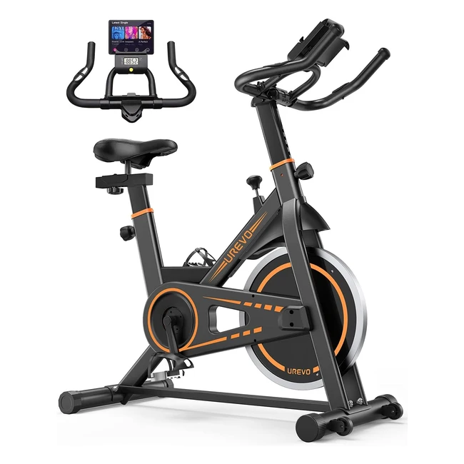 Urevo Heimtrainer Fahrrad - 10kg Schwungrad - Indoor - 120kg Gewichtskapazitt 