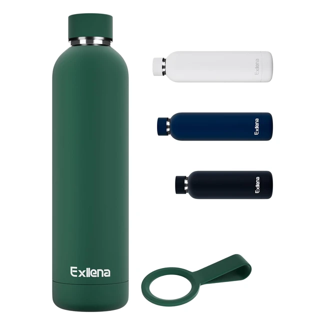 Borraccia Termica 1 Litro - Mantieni CaldoFreddo - Senza BPA - Stagna - Verde O