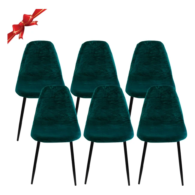 Coprisedia Elasticizzati Verde Jacquard 6 Pezzi - Alta Qualità