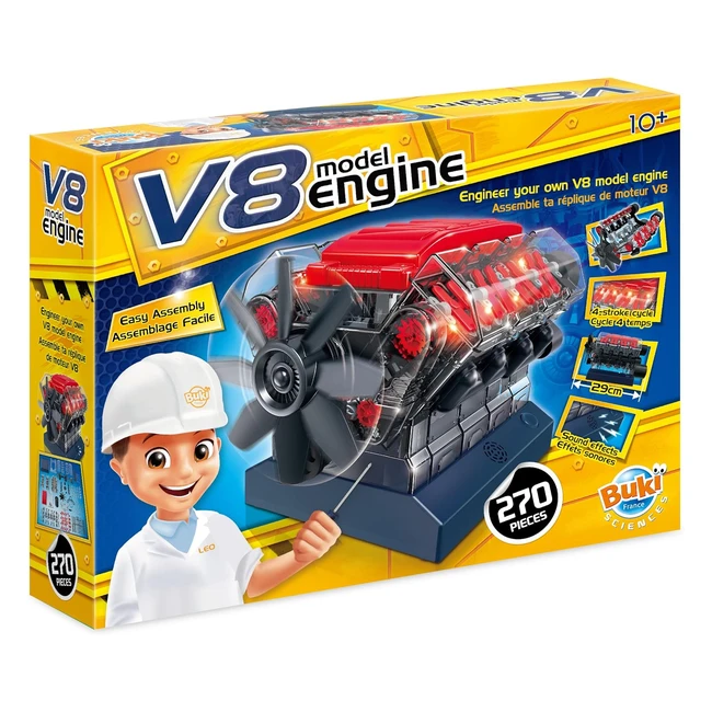 Kit moteur V8 Buki 7161 - 270 pièces à assembler