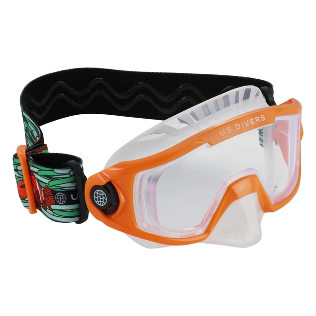 Masque de plongée Avila Junior pour enfant - Vision panoramique 180° - Protection UV - Garçon et fille