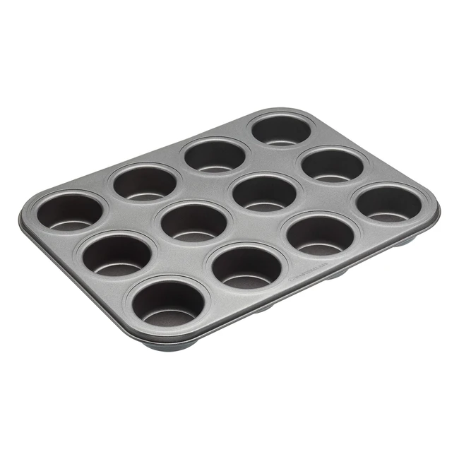 Masterclass KCMCHB96 12 Hole Mini Sandwich Tin - PFOA Non Stick - Robust 1mm Car