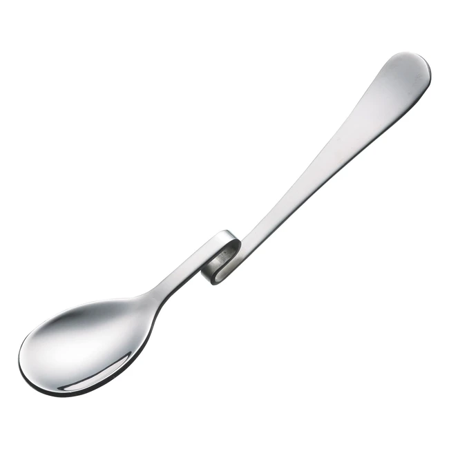 KitchenCraft Jam Spoon 15cm Stainless Steel - No More Crumby Jam!