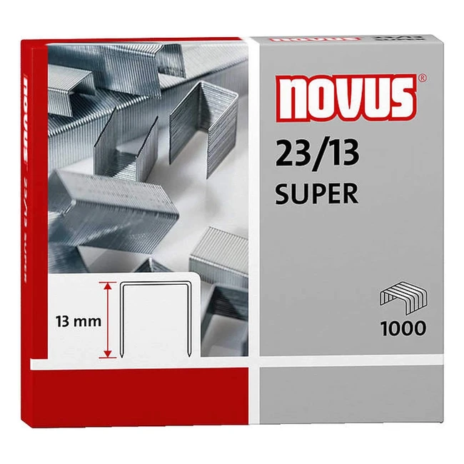 Pack agrafes Novus 2313 - 1000 agrafes galvanisées
