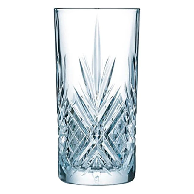 Vasos Altos Arcoroc 38cl - Pack 6 Unidades - Vidrio Transparente