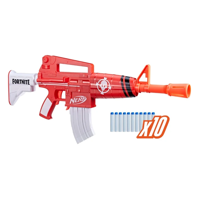 Nerf Fortnite Insightful Blaster - Tir Rapide 10 Flechettes