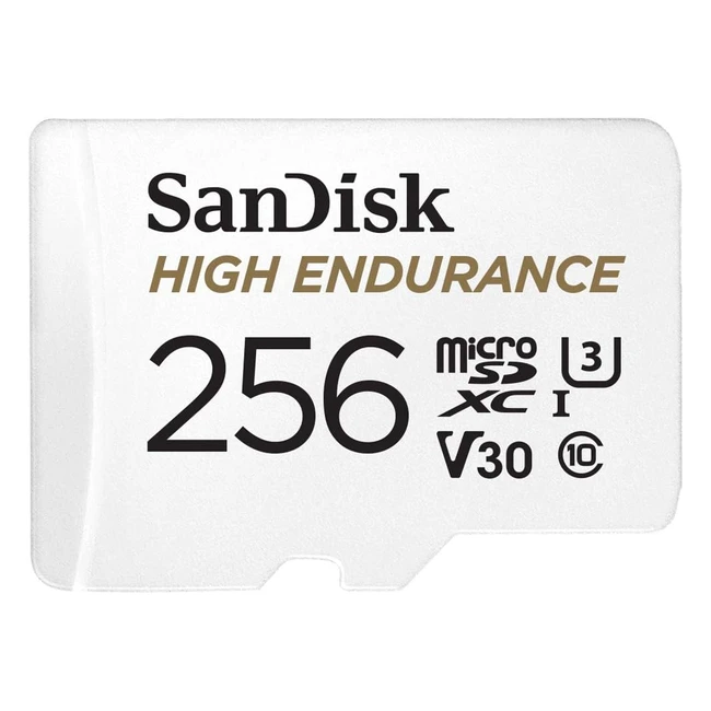 SanDisk 256GB High Endurance MicroSDXC Card - Ideal for Dash Cams  Home Monitor