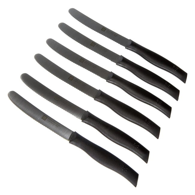 Set Coltelli Zwilling Twin Grip 6 Pezzi Nero 387259000