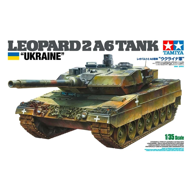 Kit Tamiya 25207 Leopard 2 A6 3 Ukr - Modelo Escala 135