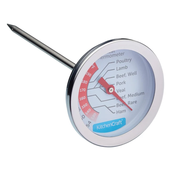 KitchenCraft Meat Thermometer - Stainless Steel Model XYZ123 Cook Like a Pro