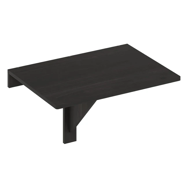 Mesa Plegable de Pared Furinno Hermita Espresso - Moderna y Funcional
