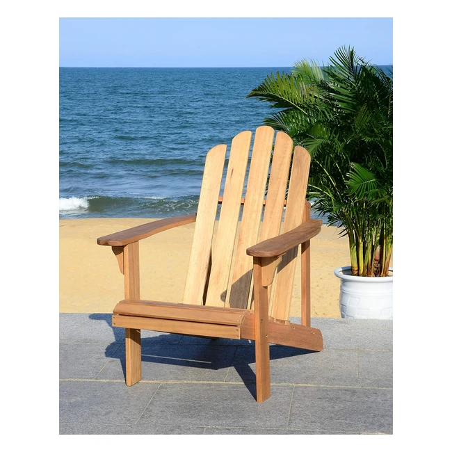 Safavieh Adirondack Holzstuhl Neutral - Designer Details  Robuste Konstruktion
