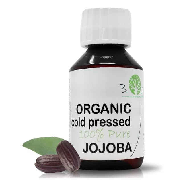 Huile de Jojoba Pure Bio - Visage Massage Dmaquillant Cheveux - 100ml