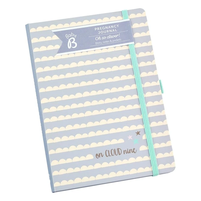 Diario de Embarazo Baby B con Bolsillos - Planificación del Nacimiento y Primeros Días