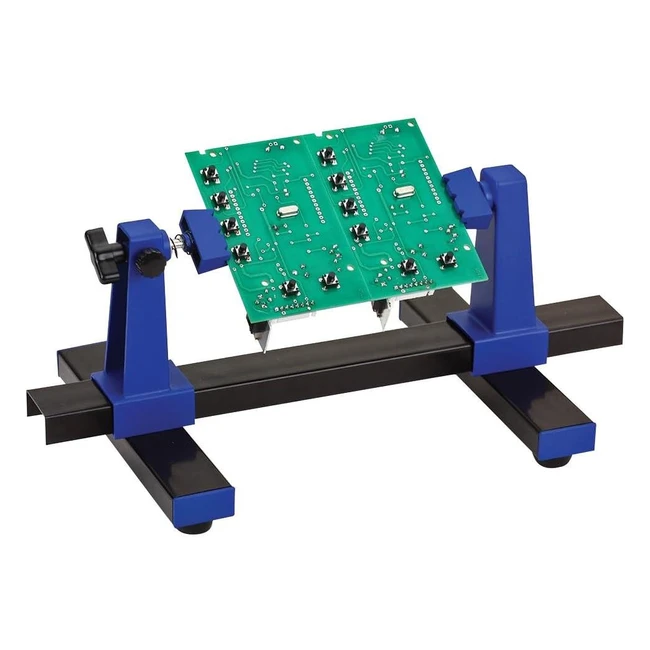 Duratool Soporte para PCB D03170 - Soporte Ajustable 360° - Ligero y Resistente