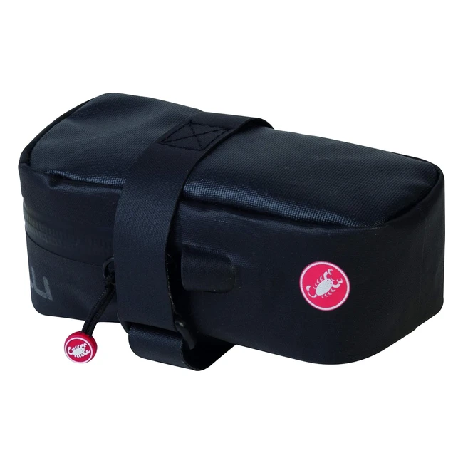Mini Bolsa Deporte Hombres Negro Castelli Undersaddle Talla Única #Resistente #Compacta #Impermeable