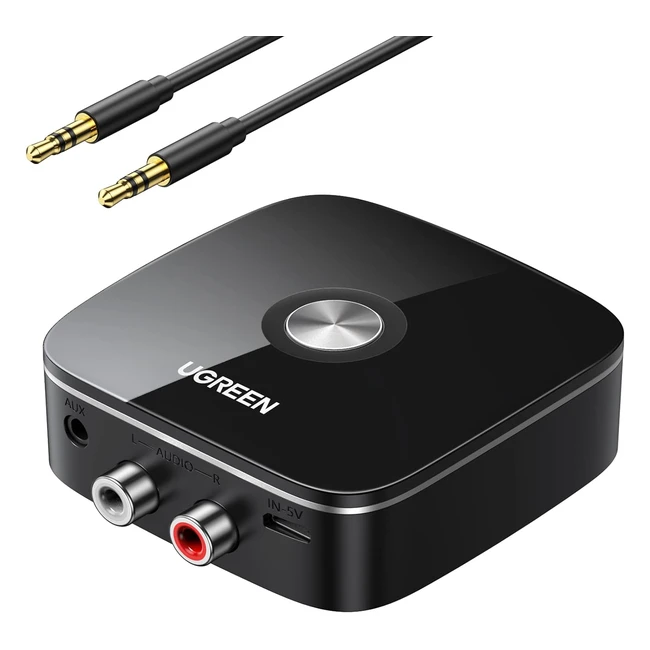 UGREEN Bluetooth Audio Adapter HiFi Bluetooth 50 Empfnger mit Cinch Klinke Bu