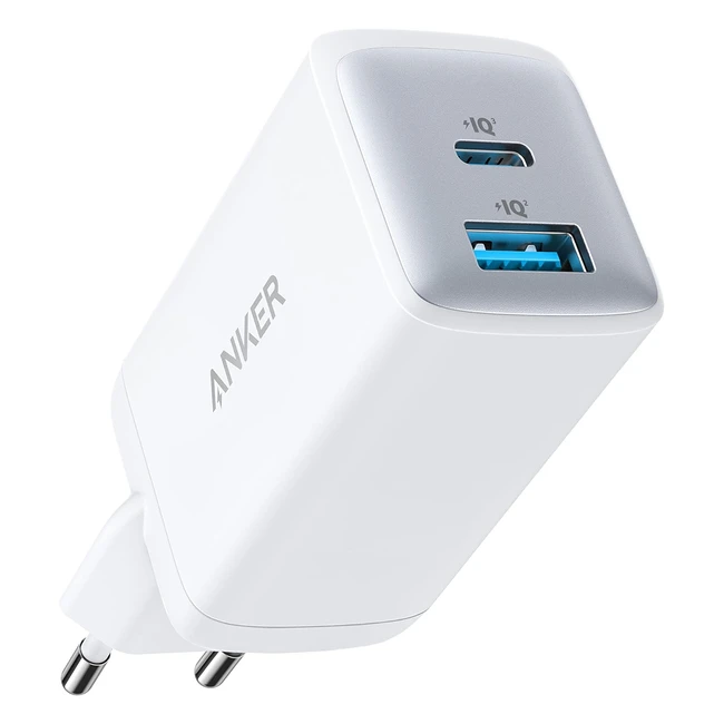 Chargeur USB-C Anker 65W Compact pour MacBook Pro/Air iPad Pro Galaxy S22/S21 Dell XPS 13 Note 20 iPhone 15 Pro Pixel