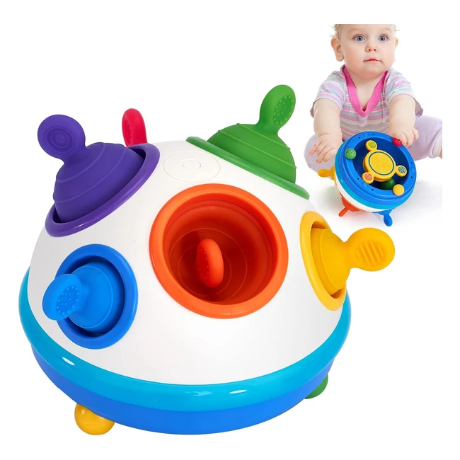 Hahaland Baby Toys 6 Months Toddler Pull and Pop Montessori Toys  Educational 