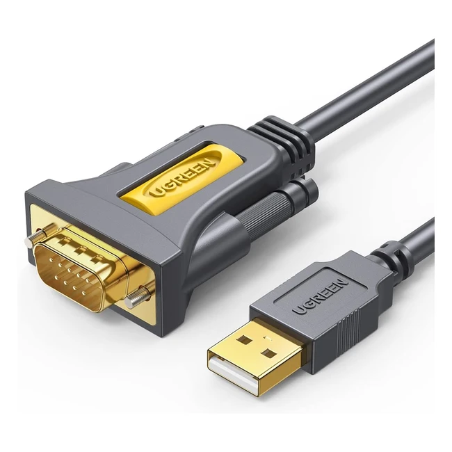 UGREEN USB auf RS232 Seriell Kabel USB Seriell DB9 mit PL2303 Chipsatz 1m