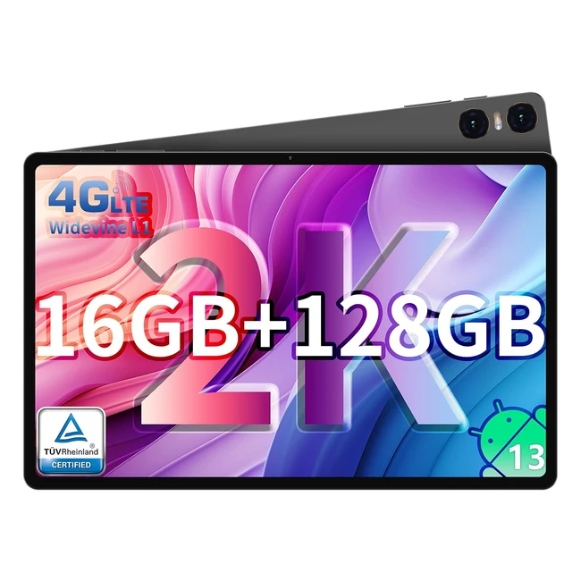 Tablet Gaming Teclast T40HD 104 Pollici 16GB RAM128GB ROMTF 2TB Android 13 Tablet 2K TDDI 2000x1200 Unisoc A75 Octacore CPU 8MP13MP 4G LTE5G WIFI5GPS460GWidevine L1 7200mAh2023