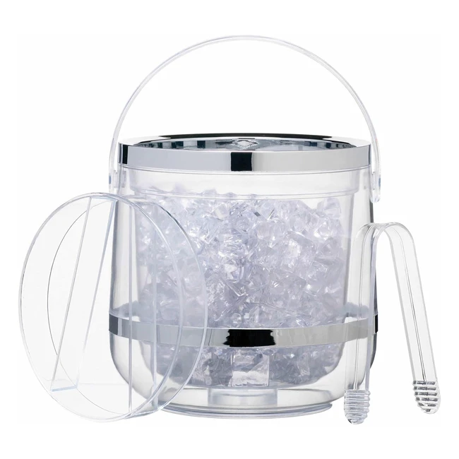 Secchiello Ghiaccio Bar Kitchen Craft Doppio Strato Isolante #BBQ #Festa #Portaghiaccio