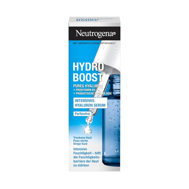 Neutrogena Hydro Boost Intensive Hyaluronic Serum 15 ml - Sofortige intensive Feuchtigkeit - Alle Hauttypen