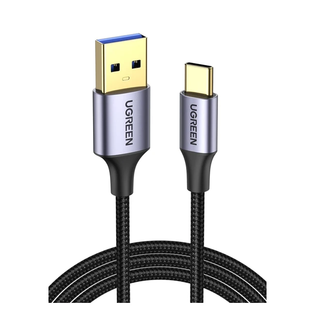 UGREEN USB C Ladekabel QC 30 USB C Kabel 5Gbps Nylon Galaxy S23 S22 S21 S10 A73 A72 P30 Lite Redmi 10 Note 9 Pixel 7 iPhone 15 Pro2m