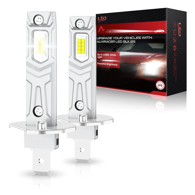 Bombilla LED H1 Auxiracer 18000lm 60W 500 ms Brillante Mini Kit de Conversin d