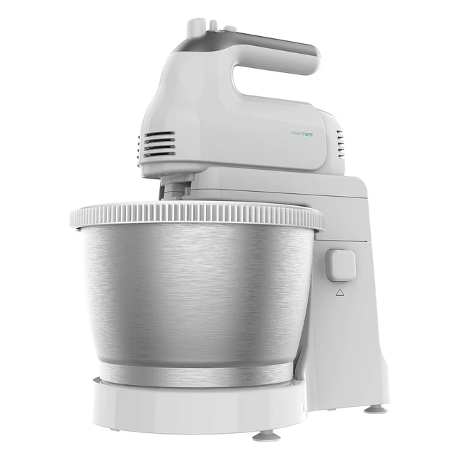 Cecotec PowerTwist 500 Standmixer Edelstahl 500W 5 Geschwindigkeiten inkl. Turbo 3 Zubehörteile 3,5L Schüssel