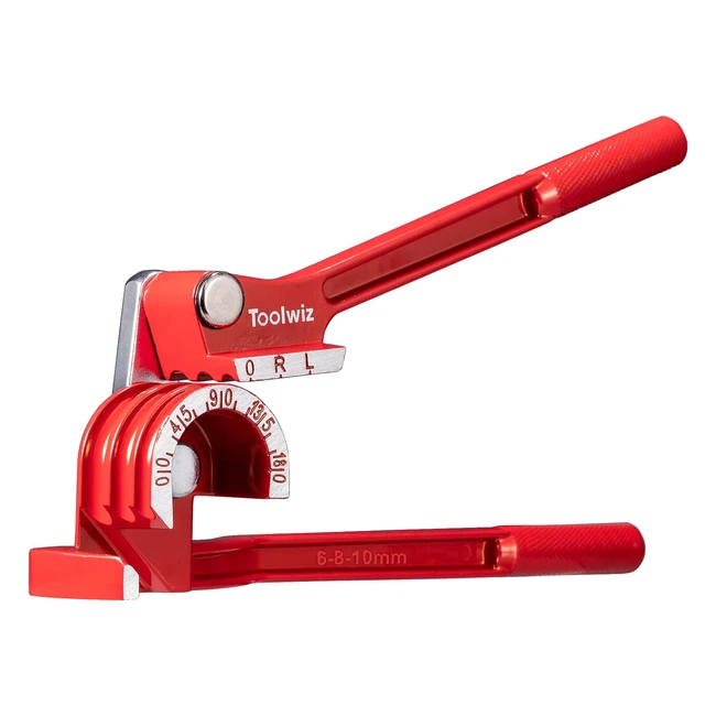 Toolwiz Piegatubi Manuale 3in1 Rame 180 Gradi 6mm 8mm 10mm Rosso