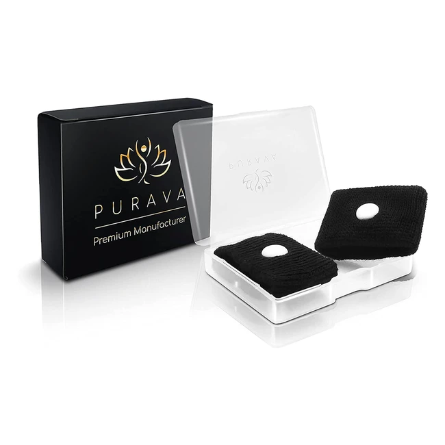 Braccialetti antinausea Purava - Sollievo rapido - Ideali contro nausea e mal di