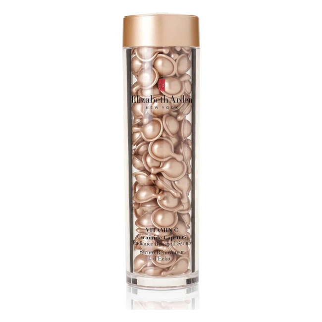 Elizabeth Arden Vitamin C Ceramide Capsules - Radiance Renewal Serum - Ref# 90 - Brightens, Smooths, Hydrates