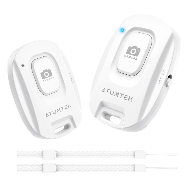 Pack 2 Obturateurs Bluetooth Atumtek pour Photos et Vidos - iOS Android Samsung 