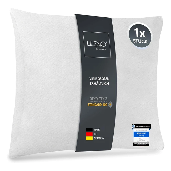 Lileno Home Kissenfüllset waschbarer Innenkissen für Allergiker Polyester Kisseninlett Couch Sofa Cocktail Kissen & Kissen