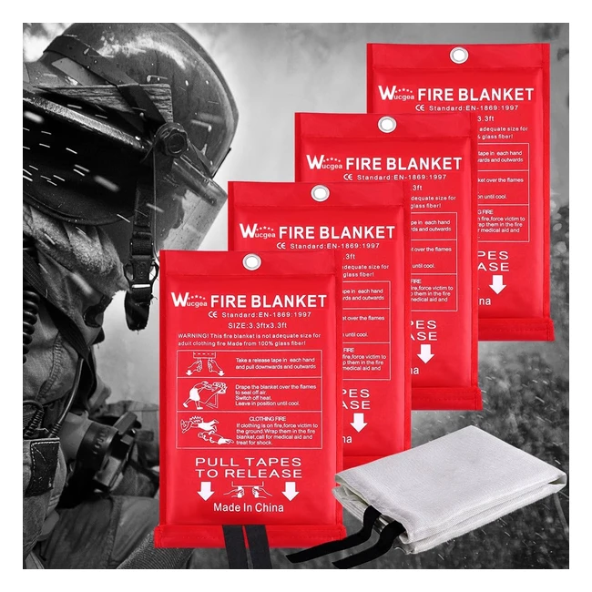 Coperta Antincendio in Vetroresina 1m x 1m - Alta Qualità e Sicurezza