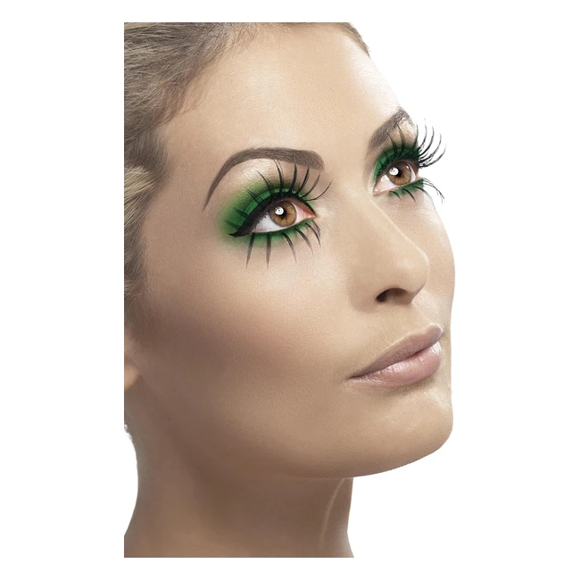 Set Pestanas Largas Arriba y Abajo - Smiffys Ref123 - Pegamento Incluido