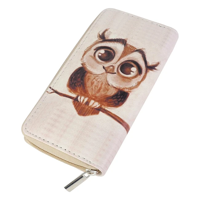 Monedero Mujeres Dondon Lechuza Dulce Beis Marrn - Referencia 123456 - Alta Ca