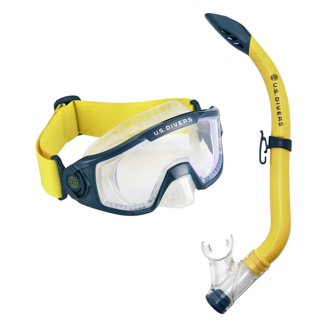 Masque et tuba pour enfants US Divers Avila - Confortable et durable - Vision panoramique 180°