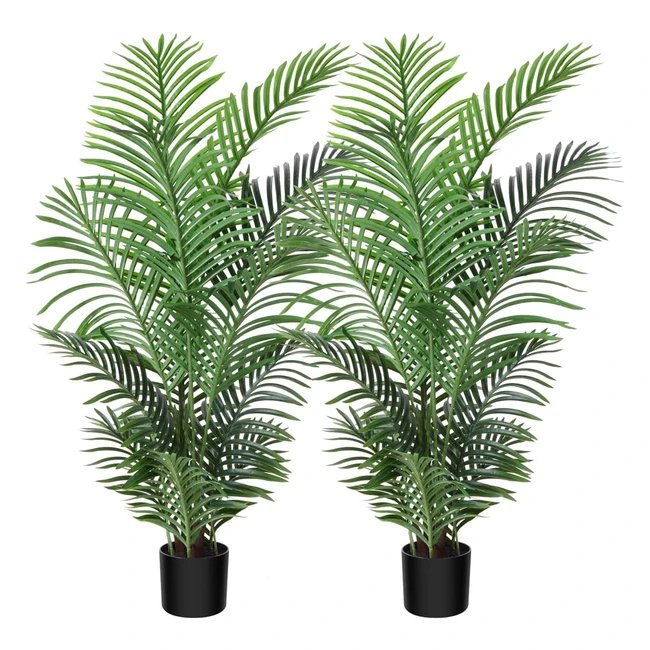 Artificial Majesty Palm Tree Plant 12m - Pack of 2 - Fopamtri