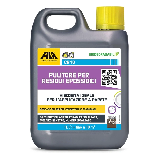 Fila CR10 - Pulitore Professionale 1L per Residui Epossidici