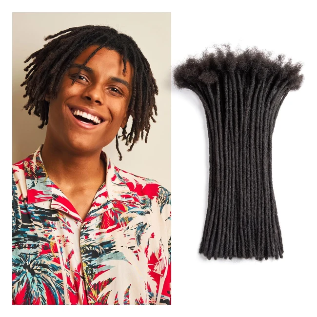 Extensions Cheveux Dreadlocks Afro Kinky 6 pouces 60 brins 04cm - Originea
