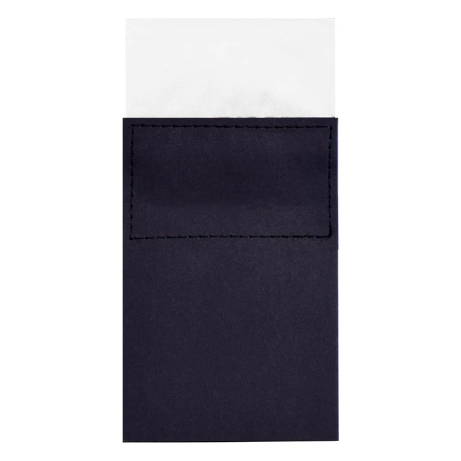 Pañuelo de Bolsillo Hombre Dondon Plegado Cuadrado Cartón Ajustable Blanco