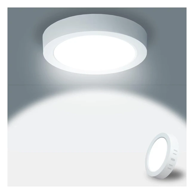 Panel LED Circular Yexati 15W 1800lm Blanco 6500K IP44 - Ahorro Energético