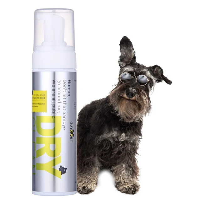 Schiuma Shampoo Senza Risciacquo GJYC Pet Cani Gatti Prurito Odori 676 fl oz