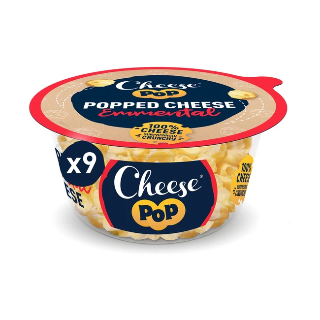 Cheesepop Zaskakujco Chrupice Orzechowy 100 Emmental Ser Popped Przekska 