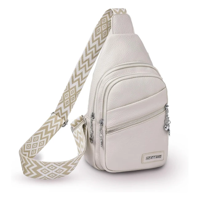 Sac bandoulire Bofula pour femme en cuir tanche avec fermeture clair